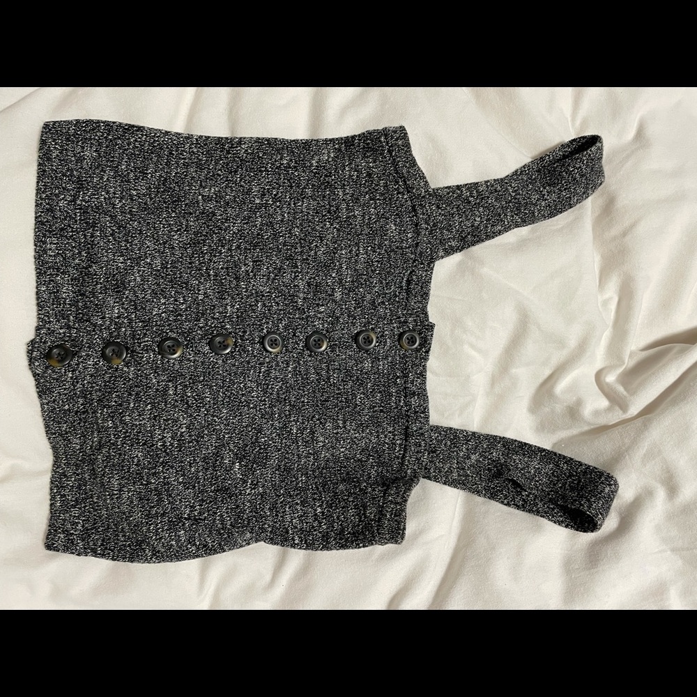 Madewell Sweater Square Neck Tanktop in textured grey - Picture 5 of 5